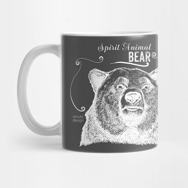 Spirit animal - bear white by mnutz